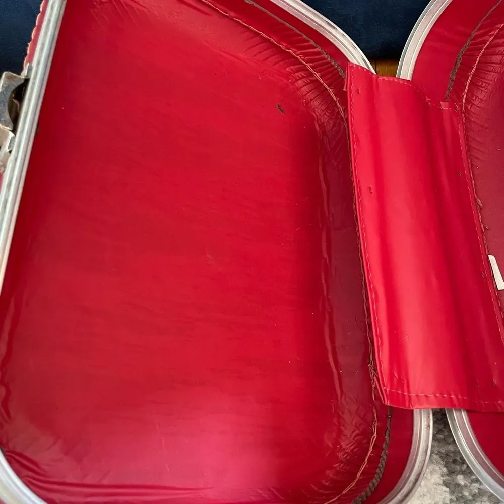 Going to grandmas vintage suitcase